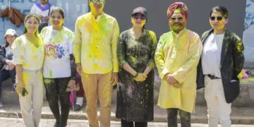 La Paz celebró ‘Holi’, festival tradicional de la India