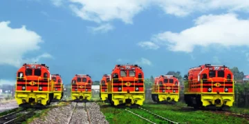 Las nuevas locomotoras que son parte del servicio de transporte que brinda la Ferroviaria Oriental
