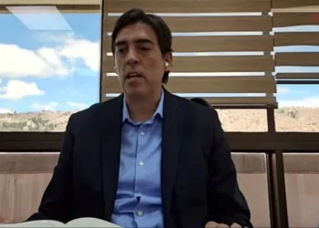 El ministro Mauricio Zamora durante la entrevista con PPT