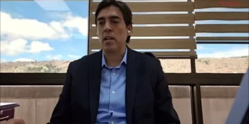 El ministro Mauricio Zamora durante la entrevista con PPT