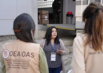 Observadores de la OEA.