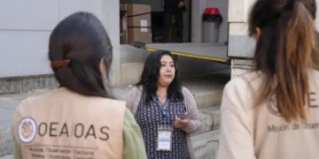 Observadores de la OEA.
