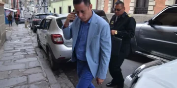 El vicepresidente Edmand Lara. (Foto: APG)