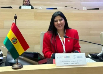 La parlamentaria supraestatal, Nathaly Solares. (Foto: Diputados)