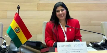 La parlamentaria supraestatal, Nathaly Solares. (Foto: Diputados)