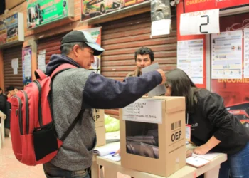 Jornada de votación en Chuquisaca. (Foto: APG)