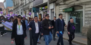 El Ministerio Público participa de la marcho por la vida. (Foto: Fiscalía)