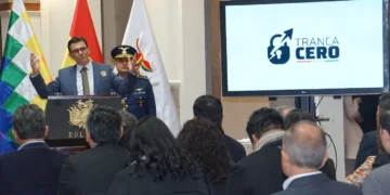 El presidente Rodrigo Paz en la presentación del DS 5595. (Foto: APG)