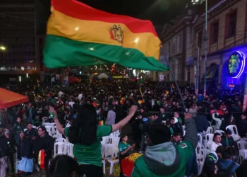 La transmisión del anterior partido de la selección ante Surinam. Foto: Archivo