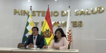 El viceministro de Gestión del Sistema Nacional de Salud, José Luis Ríos, en conferencia de prensa. FOTO: Ministerio de Salud