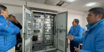Una comisión técnica inspeccionó la Línea Turística Virgen del Socavón en Oruro. FOTO: Mi Teleférico