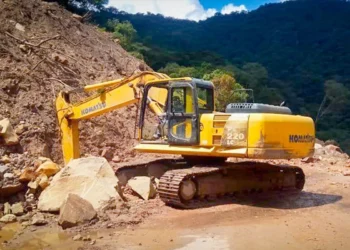 Emergencia en las carreteras del país debido a las lluvias. Foto: Ministerio de Obras Públicas