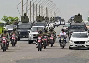 Despliegue de efectivos miliatres en Ecuador para la operación que dura dos semanas. Foto: AFP