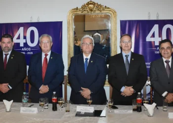 Acto central de celebraciones por los 40 años de la entidad. Foto: IBCE