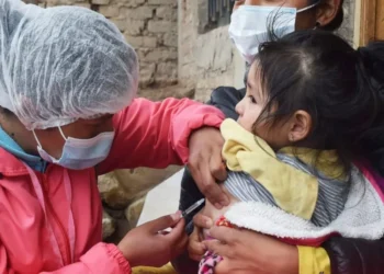 El Sedes La Paz refuerza la campaña de vacunación contra el sarampión. FOTO: GADLP