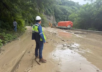 Las lluvias afectan el tramo antiguo de Cochabamba a Santa Cruz. (Foto: ABC)