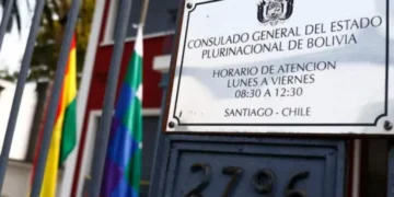 Una foto del Consulado de Bolivia en Chile. (Foto: Bolivia Verifica).