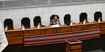El vicepresidente Edmand Lara. (Foto: APG)