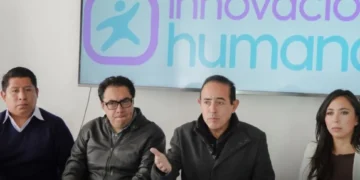 Conferencia de prensa de Innovación Humana. FOTO: Innovación Humana