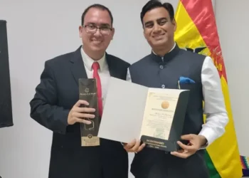 El embajador de la India Rohit Vadhwana sostuvo varias reuniones en su visita a Tarija/Emb, de India