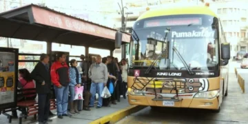 El servicio de La Paz BUS. FOTO: GAMLP