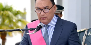 El ministro de Defensa, Marcelo Salinas, en una actividad institucional. (Foto: Defensa)