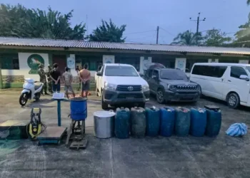Los aprehendidos fueron llevados a instalaciones de UMOPAR/FELCN