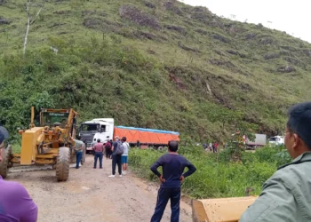Emergencia Vial en el Norte de La Paz.
Foto ABC