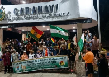 El encuentro fue en la plaza de Caranavi/SieteVocesCaranavi