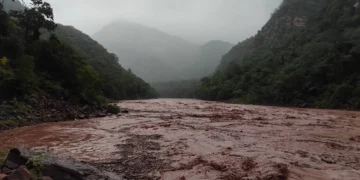 Alerta por la crecida del río Pilcomayo. FOTO: RRSS