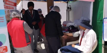 Alcaldía de El Alto garantiza recursos para el SUS y campañas de salud .
Foto GAMEA