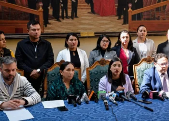 La bancada de Libre en la Asamblea Legislativa. Foto: Tomasa Yarhui