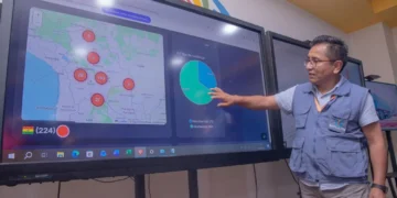 El defensor del Pueblo, Pedro Callisaya, en el informe sobre el balotaje. FOTO: Defensoría del Pueblo