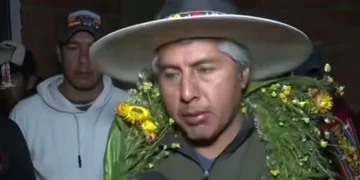 El gobernador electo de Oruro, Édgar Sánchez. FOTO: Captura