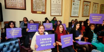 Activistas en la presentación del proyecto de ley. FOTO: Coordinadora de la Mujer