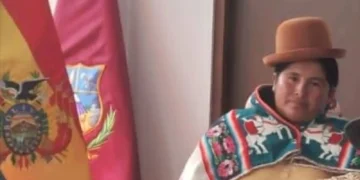 La alcaldesa electa de Huachacalla, Irma Alcón. FOTO: RRSS