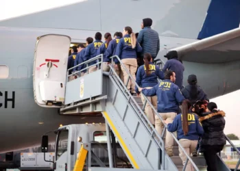 Se realizó el primer vuelo con deportados de Chile/AFP