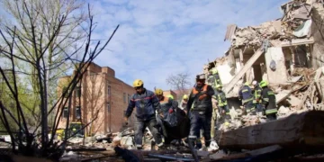 Los drones rusos alcanzaron varias zonas urbanas/AFP