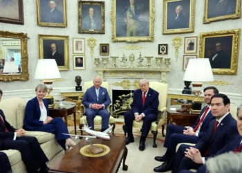 Trump y el Carlos III en la Casa Blanca/AFP