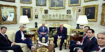 Trump y el Carlos III en la Casa Blanca/AFP