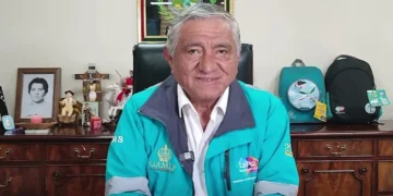 El alcalde de La Paz, Iván Arias, en su mensaje de despedida.
Foto: Captura RRSS