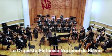 La Orquesta Sinfónica Nacional de Bolivia
Foto referencial
