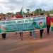 Pueblos indígenas de Pando marchan a La Paz.
Foto: RRSS