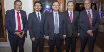 Recepción en honor al Canciller de Chile