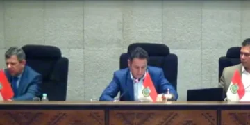 Sesión de petición de interpelación en la Asamblea. Foto: Captura.