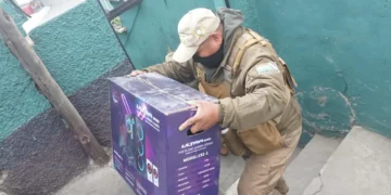 Operativo de la Policía Boliviana. Foto APG