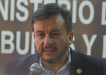 El ministro de Hidrocarburos, Mauricio Medinaceli. Foto: APG.