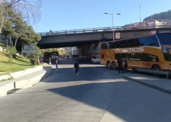 Se levanta el bloqueo en la avenida Montes. Foto: RRSS