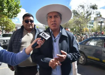 El gobernador electo de Oruro, Edgar Sánchez. Foto: APG