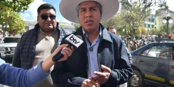 El gobernador electo de Oruro, Edgar Sánchez. Foto: APG